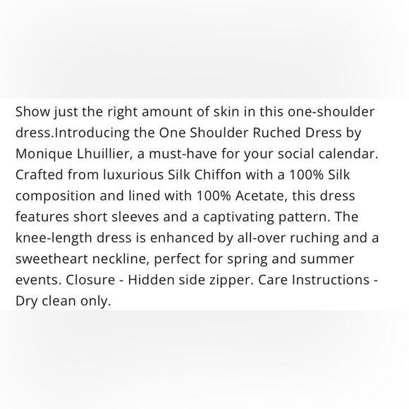 Monique Lhullier watercolor silk dress, size 2 - Picture 10 of 10